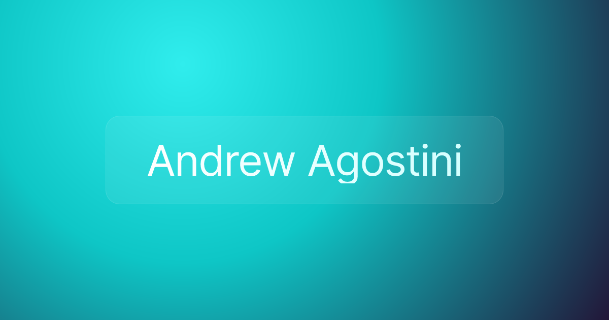 Andrew Agostini