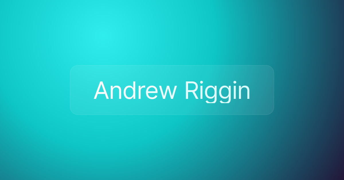 Andrew Riggin