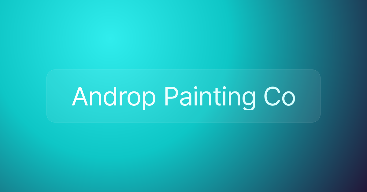 Androp Painting Co