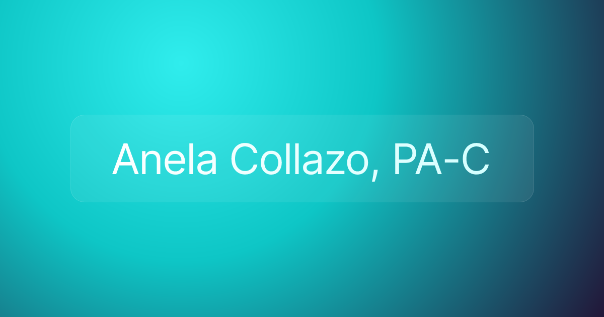 Anela Collazo, PA-C