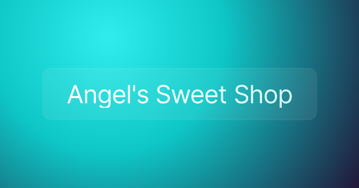 Angel's Sweet Shop