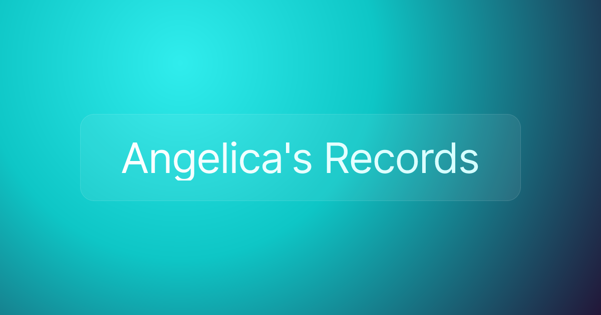 Angelica's Records