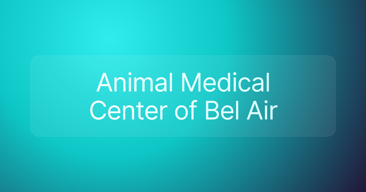 Animal Medical Center of Bel Air