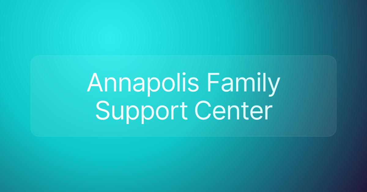 Annapolis Family Support Center