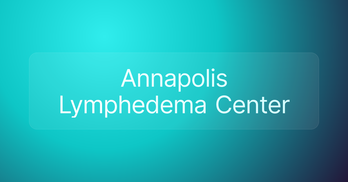 Annapolis Lymphedema Center