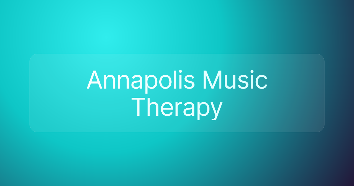 Annapolis Music Therapy