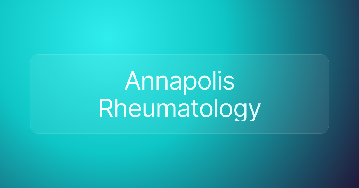 Annapolis Rheumatology
