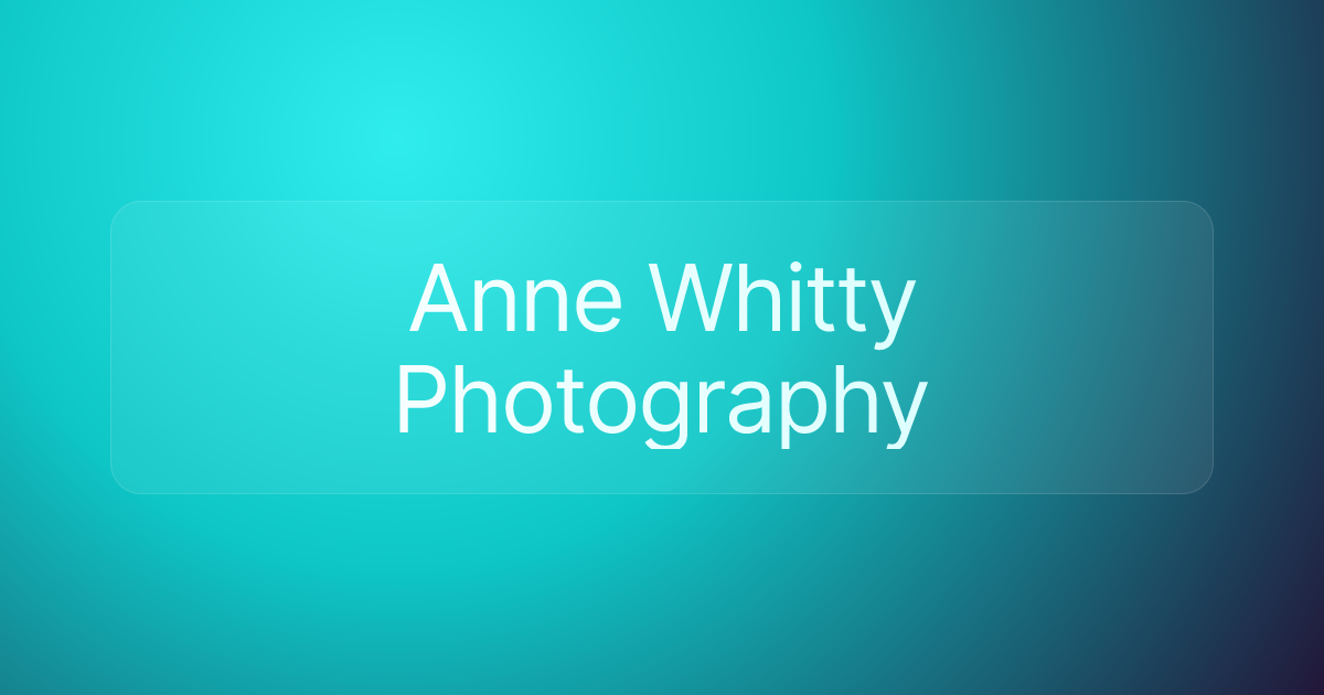 Anne Whitty Photography