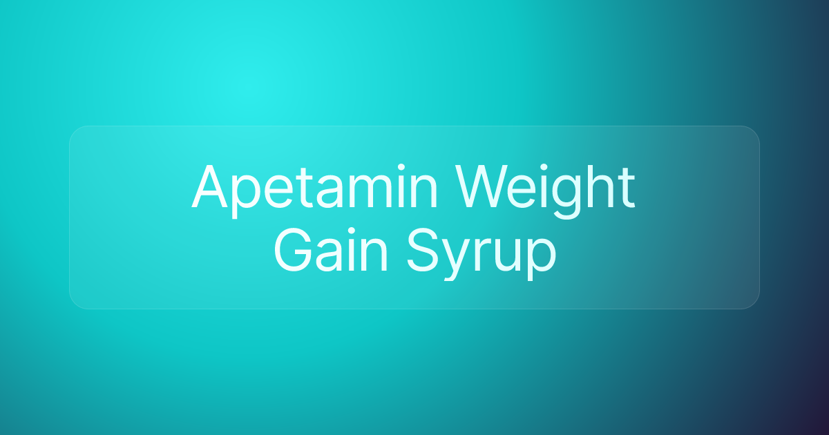 Apetamin Weight Gain Syrup