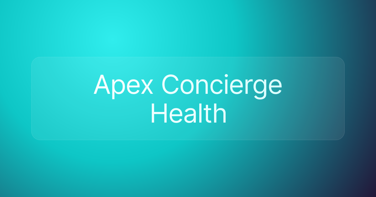 Apex Concierge Health