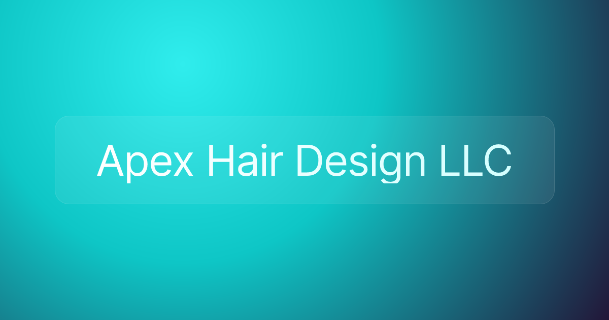 Apex Hair Design LLC