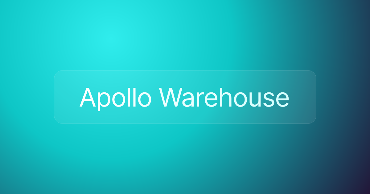Apollo Warehouse