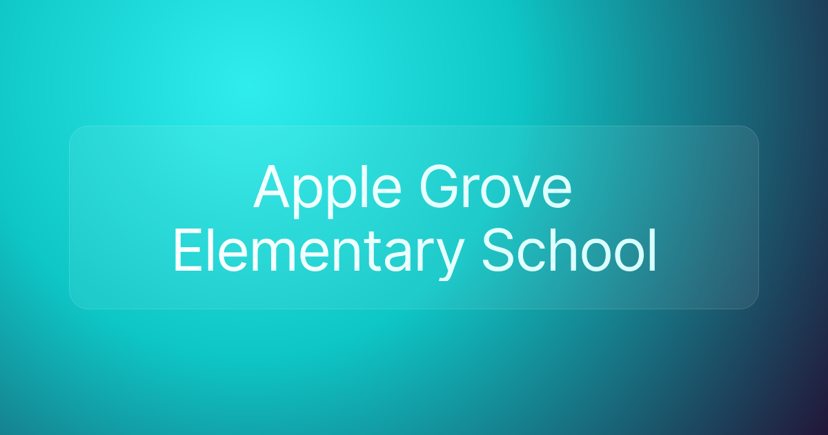 Apple Grove Elementary School