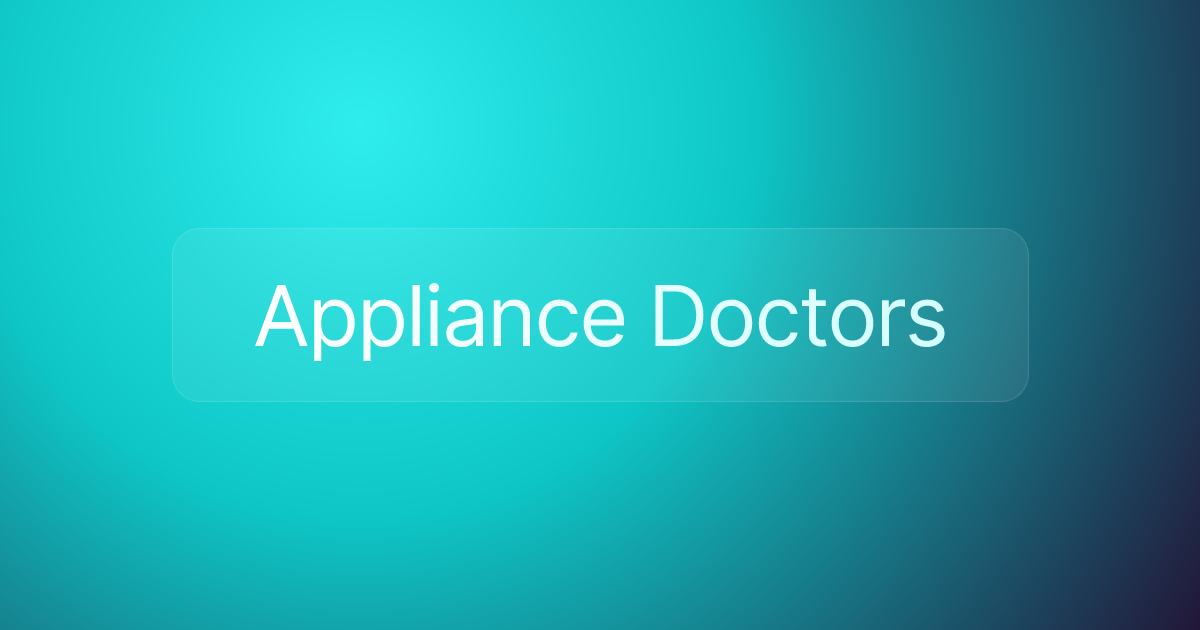 Appliance Doctors