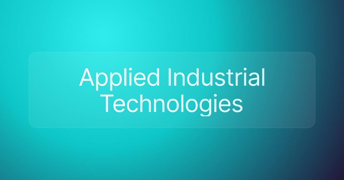 Applied Industrial Technologies
