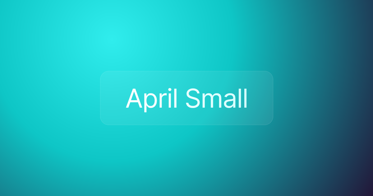 April Small