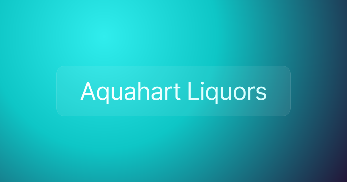 Aquahart Liquors
