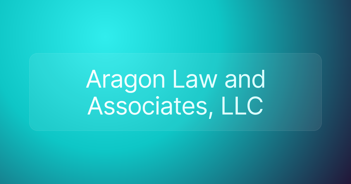 Aragon Law and Associates, LLC