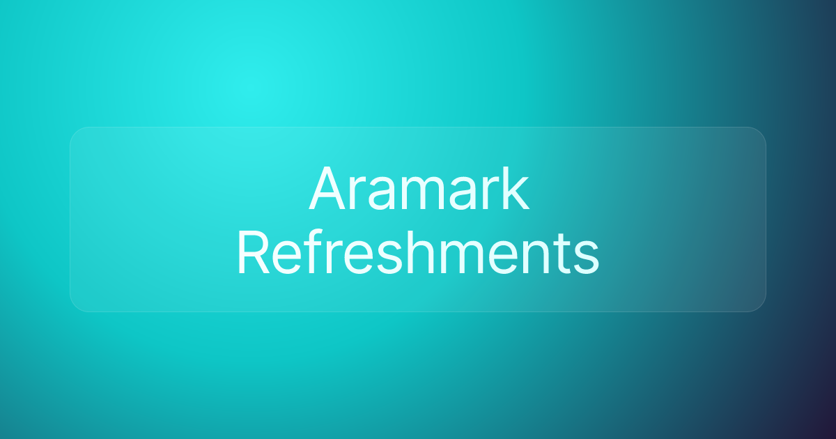 Aramark Refreshments