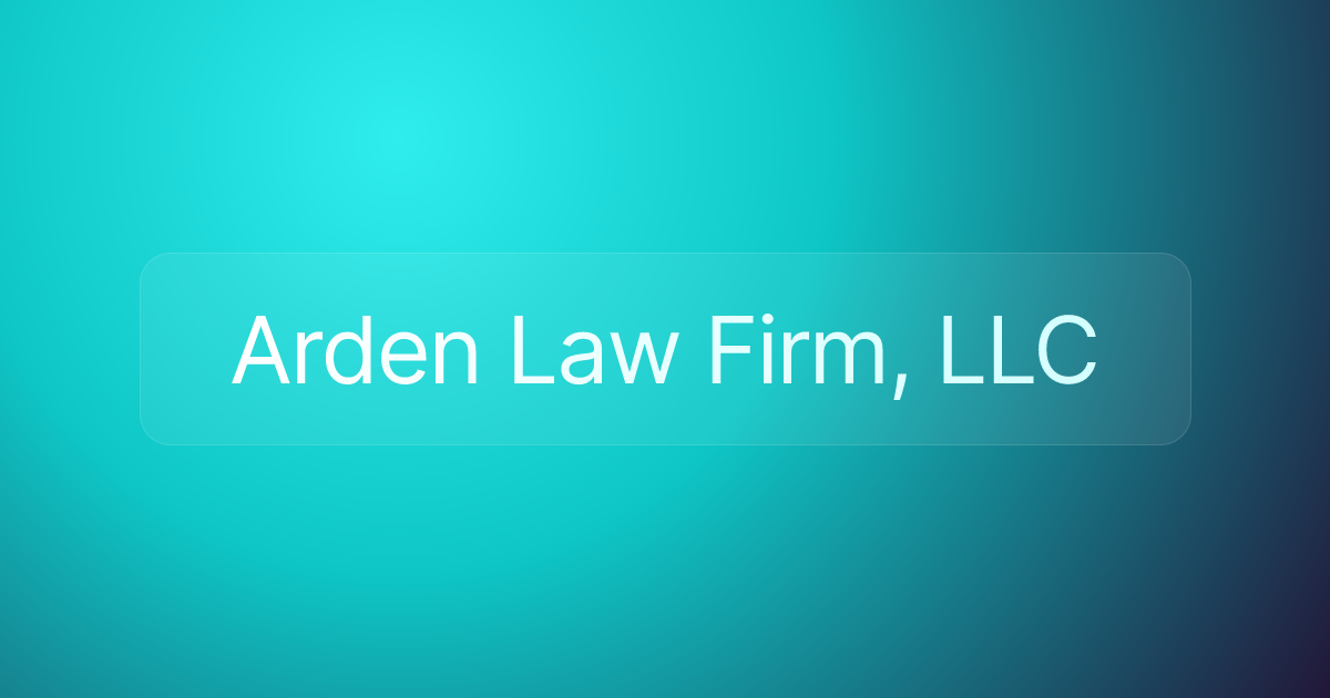 Arden Law Firm, LLC
