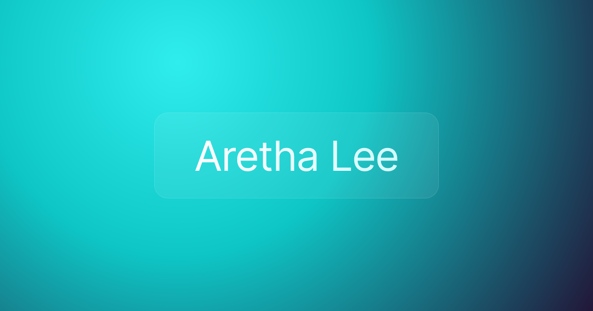 Aretha Lee