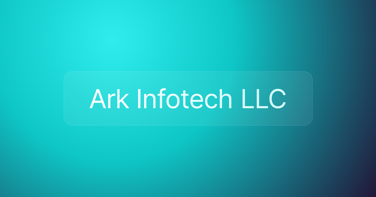 Ark Infotech LLC