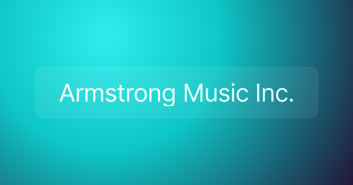 Armstrong Music Inc.