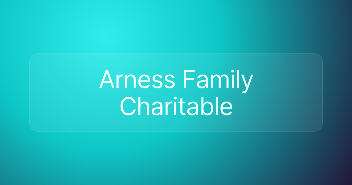 Arness Family Charitable