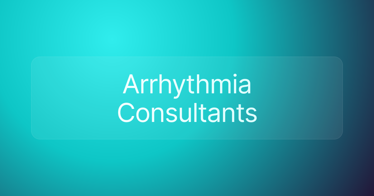 Arrhythmia Consultants