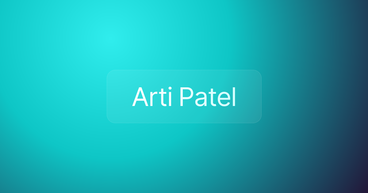 Arti Patel