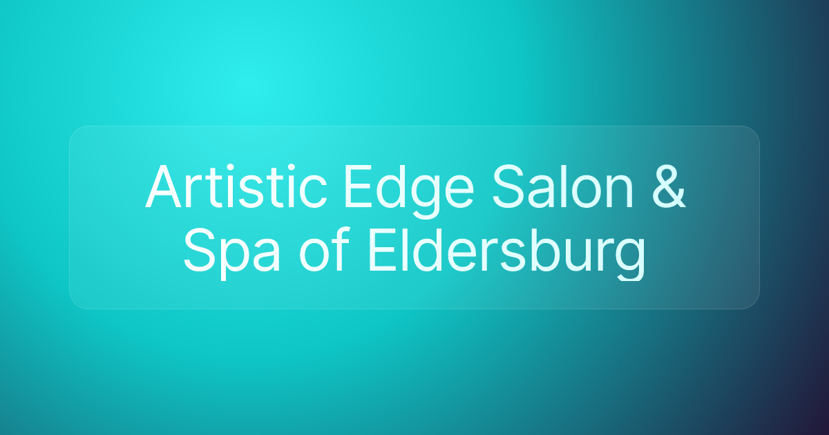 Artistic Edge Salon & Spa of Eldersburg