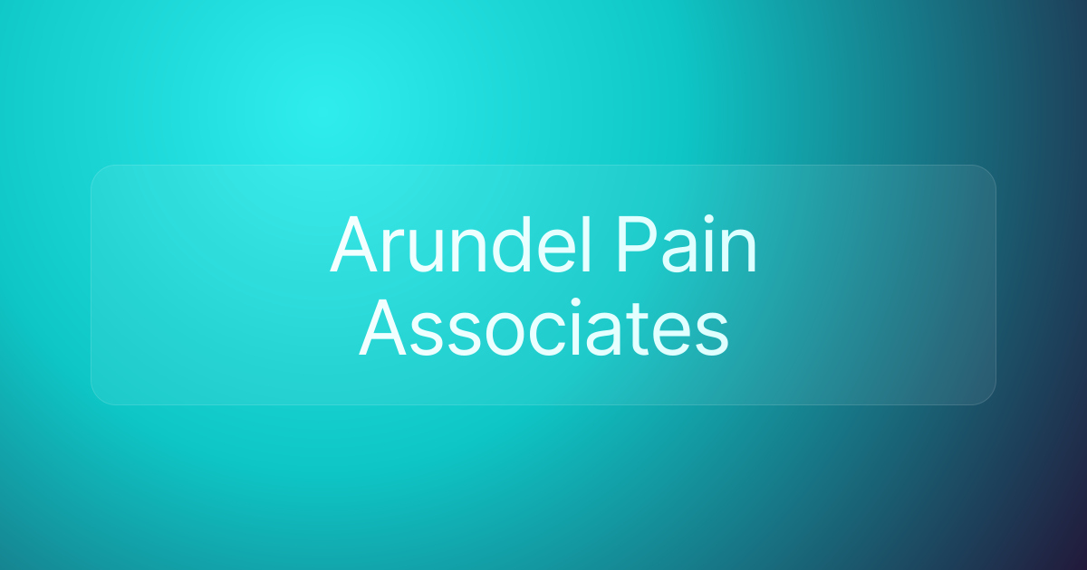 Arundel Pain Associates