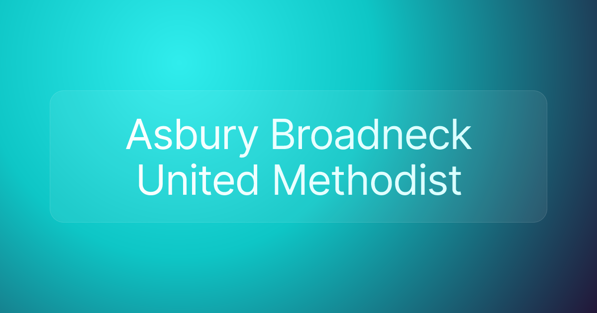 Asbury Broadneck United Methodist