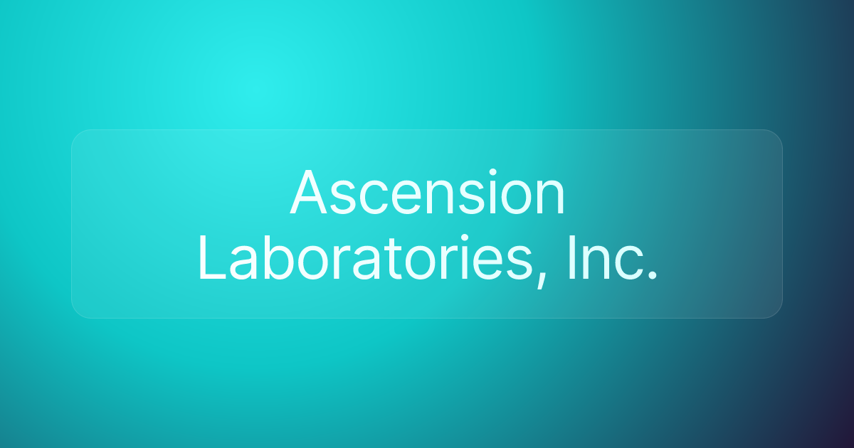 Ascension Laboratories, Inc.