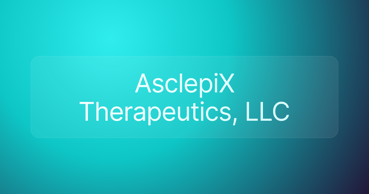 AsclepiX Therapeutics, LLC