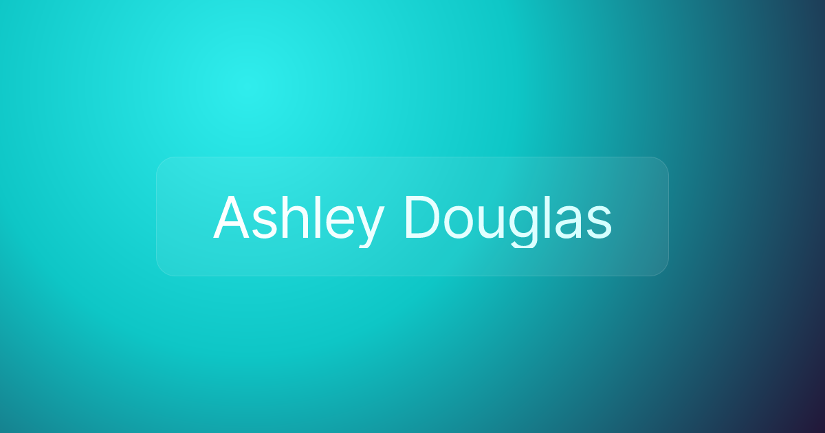 Ashley Douglas