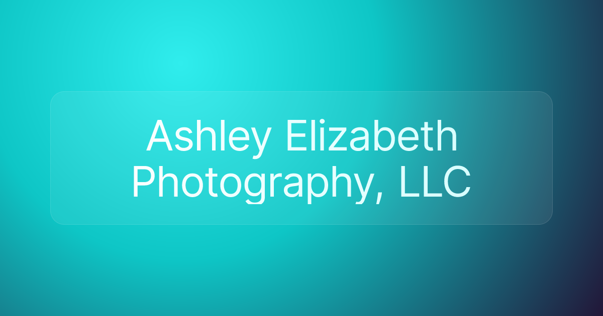 Ashley Elizabeth Photography, LLC