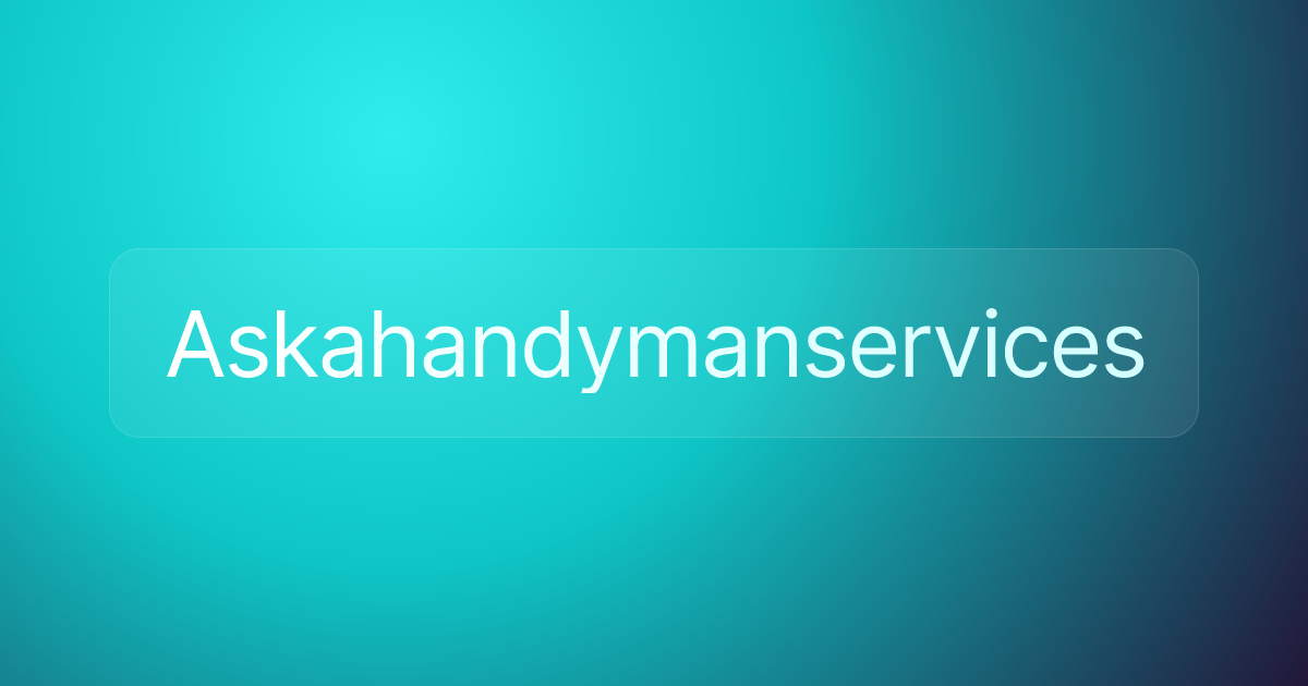 Askahandymanservices