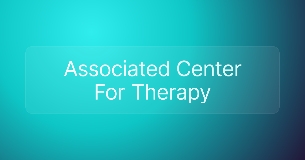 Associated Center For Therapy
