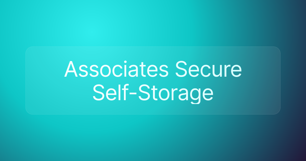 Associates Secure Self-Storage