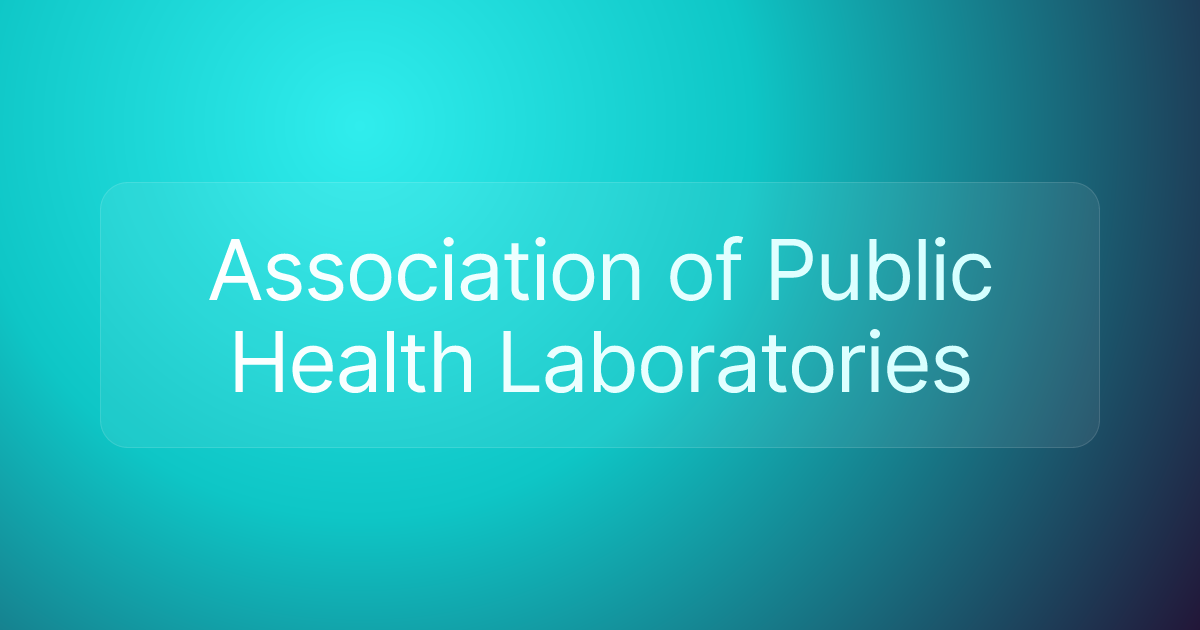 Association of Public Health Laboratories