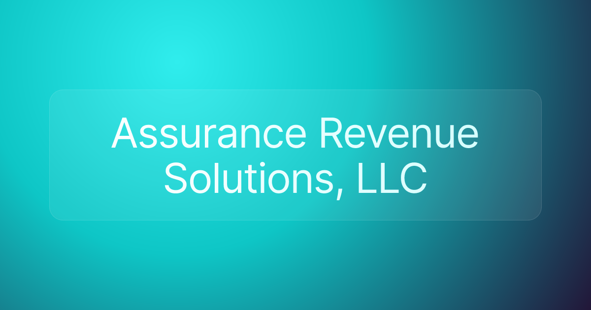 Assurance Revenue Solutions, LLC