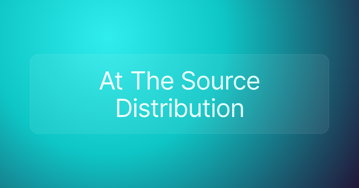 At The Source Distribution