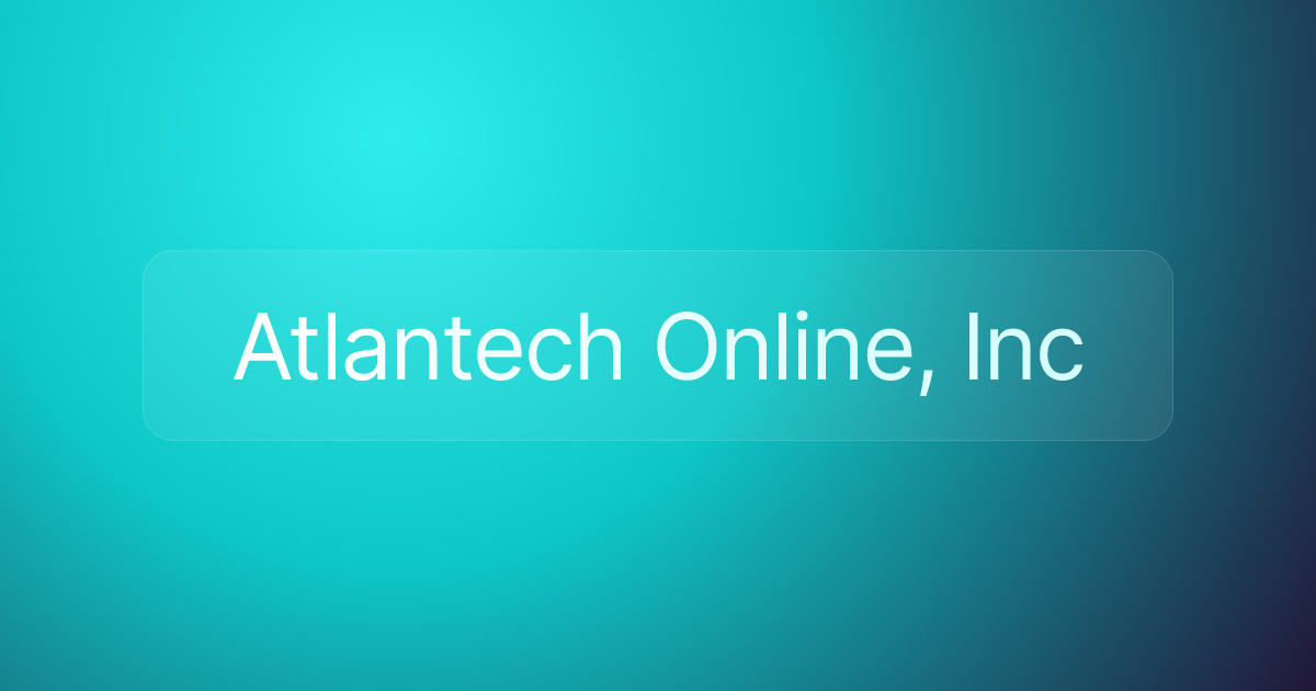 Atlantech Online, Inc