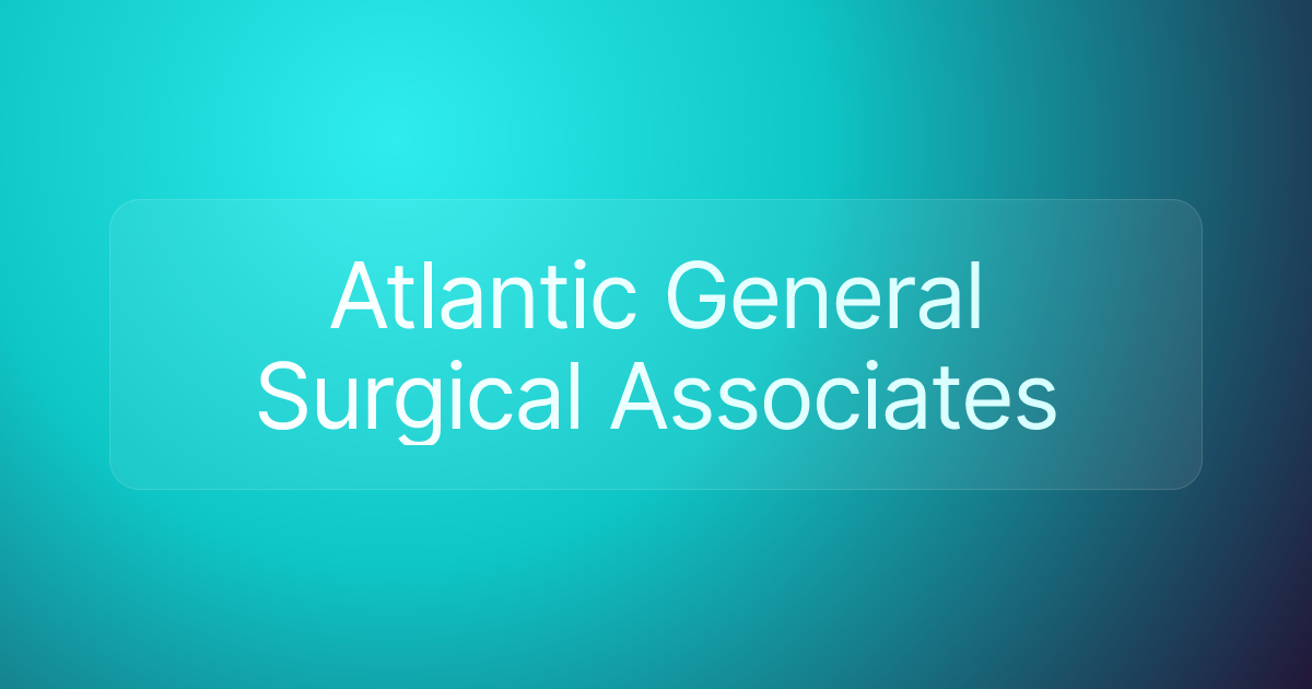 Atlantic General Surgical Associates