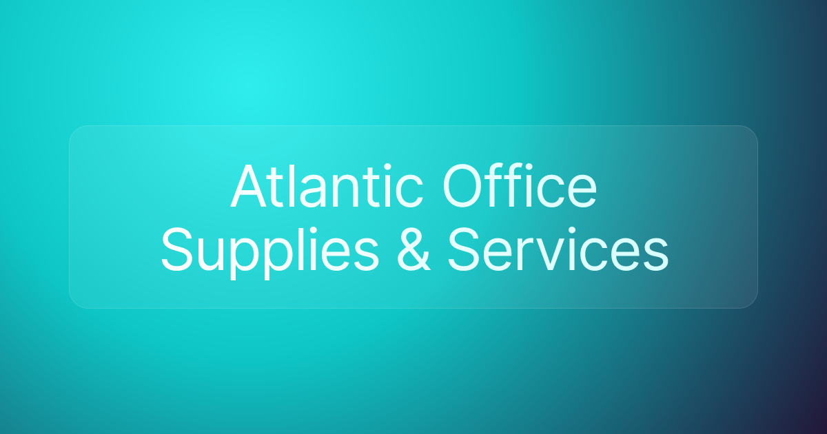 Atlantic Office Supplies & Services