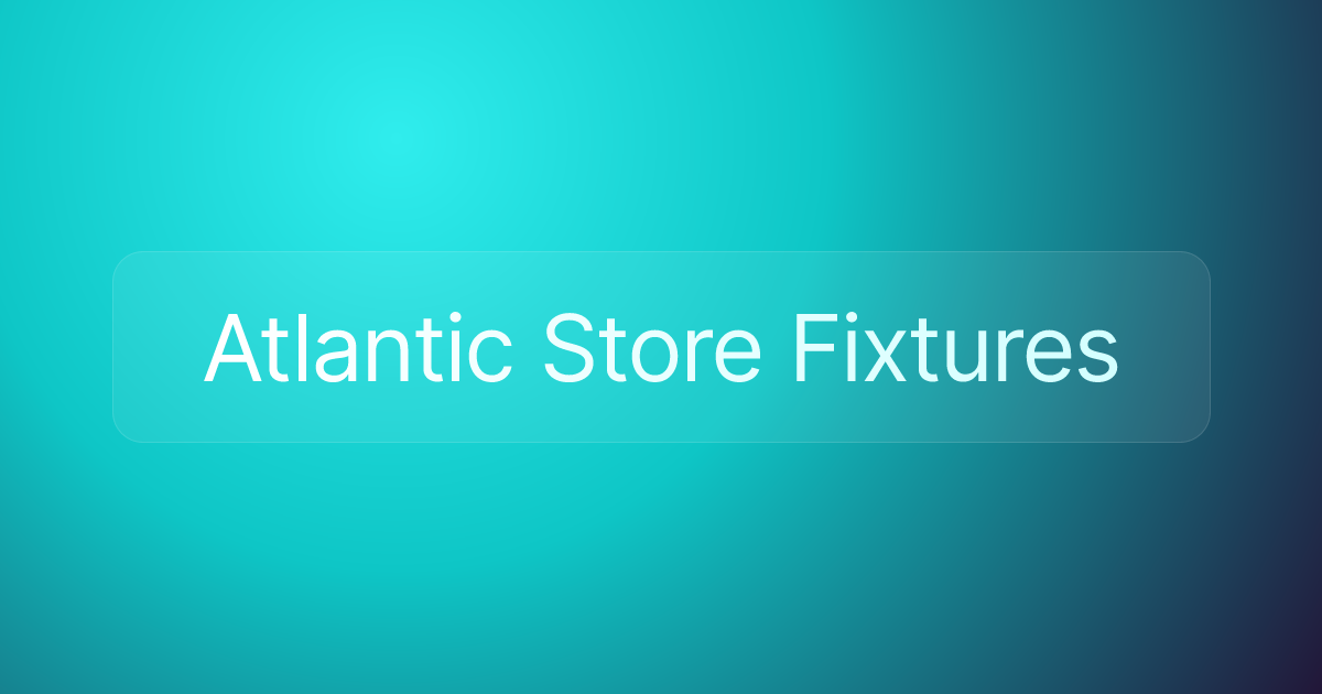 Atlantic Store Fixtures