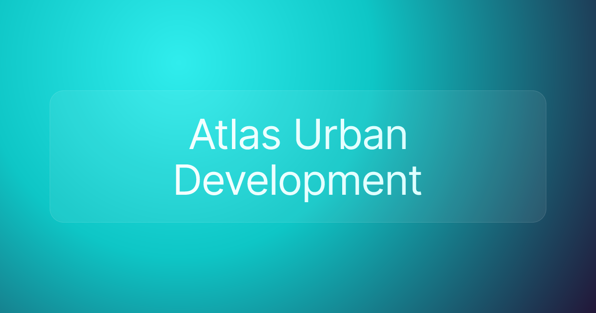 Atlas Urban Development
