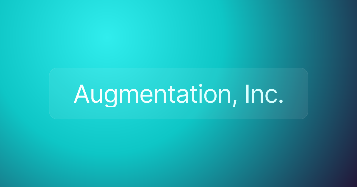 Augmentation, Inc.
