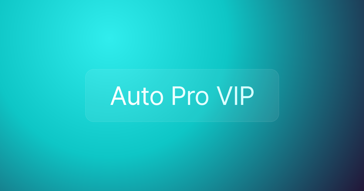 Auto Pro VIP